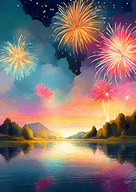 Beautiful Fireworks Theme#301