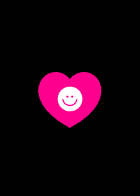SIMPLE HEART(pink black) V.12