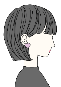 Simple girl.White.