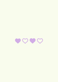 Minimalist Green & Purple - Heart Ver.