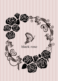 黒薔薇と蝶たち