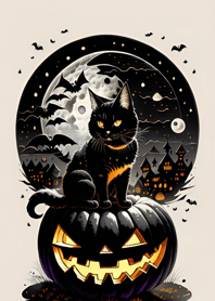 halloween cat 4b6bD2