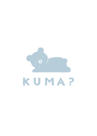 KUMA white cat love cute simple Theme2