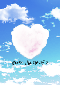Heart-like clouds 2