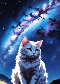 Night Moon Star Cat 197205