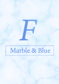 F-Marble&Blue-Initial