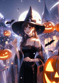 cute little witch halloween V.59