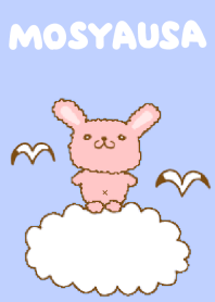 Cute Rabbit living in the sky.