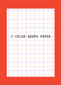 2 COLOR GRAPH PAPER/PINK&PURPLE/RED