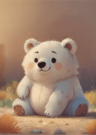 watercolor little bear