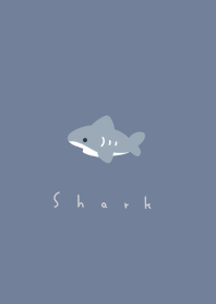 white belly shark /blue gray WH