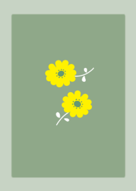 Retro pattern flowers 2