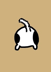 猫のプリケツ ベージュ
