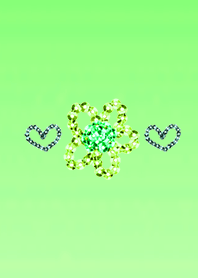 Sequin green which can be lucky