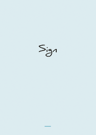青 : シンプル文字