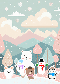 Kawaii scandinavian style(Winter-758)