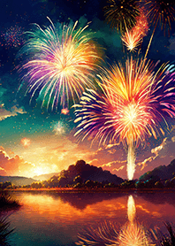 Beautiful Fireworks Theme#890