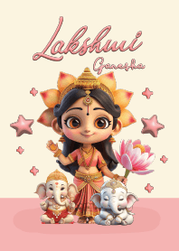Lakshmi & Ganesha Cute : money & love.