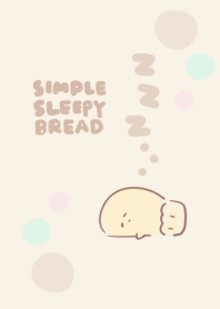 simple sleepy steamed bread beige.