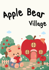 Apple Bear Village-white