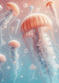 Cute and beautiful jellyfish n.17