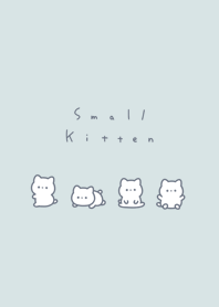 small kitten/light blue wh