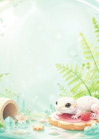 Snow Gecko Berry Cookie Fern