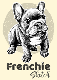 FRENCHIE Sketch (Black)