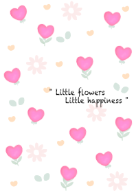 Purple heart flowers 4