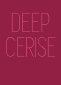 シンプル ディープチェリー - DEEP CERISE