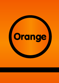 Simple Orange And Black
