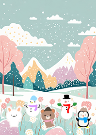 Kawaii scandinavian style(Winter-601)