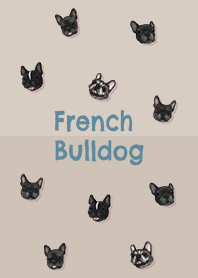 French Bulldog brindle / beige