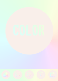 red color rainbow A17