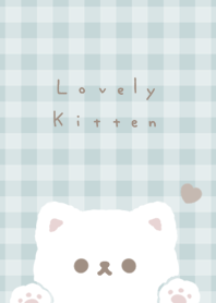 Popping Cat(checker)/ligiht blue LB