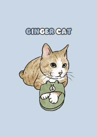 gingercat6 - baby blue