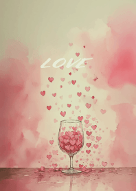 Overflowing with love on moss green