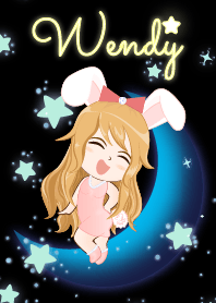 Wendy is bunny girl on Blue Moon