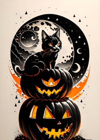 halloween cat 4525F3
