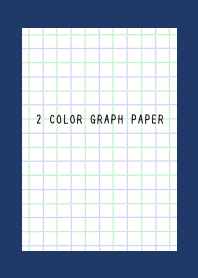 2 COLOR GRAPH PAPER/GREEN&PURPLE/NAVY
