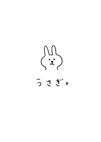うさぎの着せ替え。
