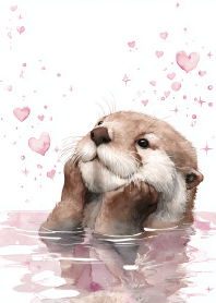 Otter's Pink Water Dream