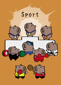 เกมส์คาปิบาร่า!(สีคาราเมล)