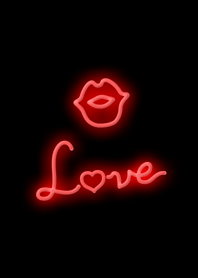 ラブ・リップのネオン