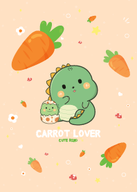 Dino Carrot Lover Pretty