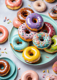Pop Color Time: Fun with Colorful Donuts