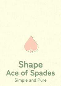 Shape spades  Beige WHT