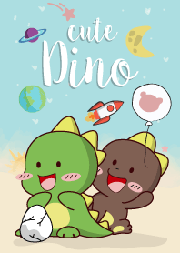 น้องไดโนกับกาแล็กซี่สีฟ้าสดใส