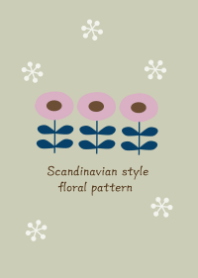 Scandinavian style / floral / pink2