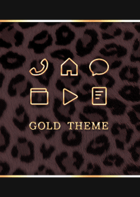 GOLD x PANTHER PATTERN - 01 F-10